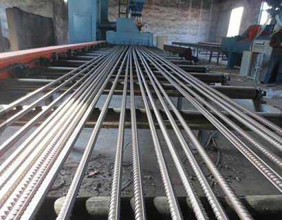 Steel shot blasting machine