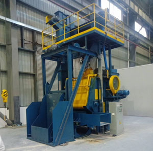 15GN metal track shot blasting machine